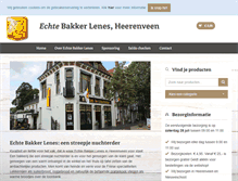Tablet Screenshot of lenes.echtebakker.nl