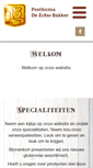Mobile Screenshot of posthuma.echtebakker.nl